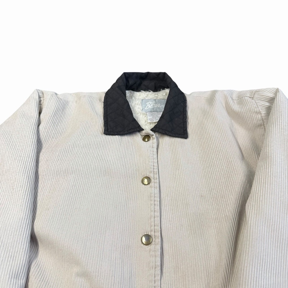 Blaire Quilted Corduroy Barn Jacket with Contrast‎ Collar Size XLG - Picture 3 of 16